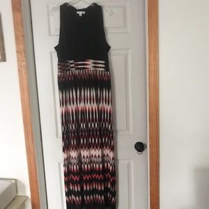Dress barn vneck maxi dress
